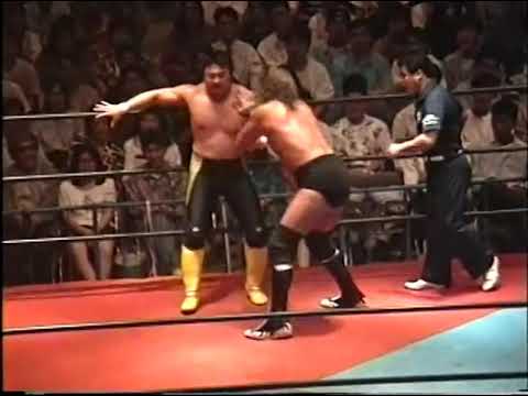 Toshiaki Kawada & Tsuyoshi Kikuchi vs Terry Gordy & Richard Slinger (6/4/91)
