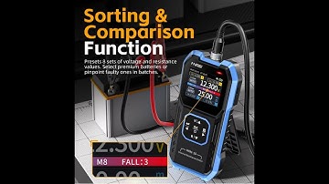 FNIRSI HRM-10 Battery Voltage Internal Resistance 18650 AC Acid Lithium Lead Battery Capacitor Test