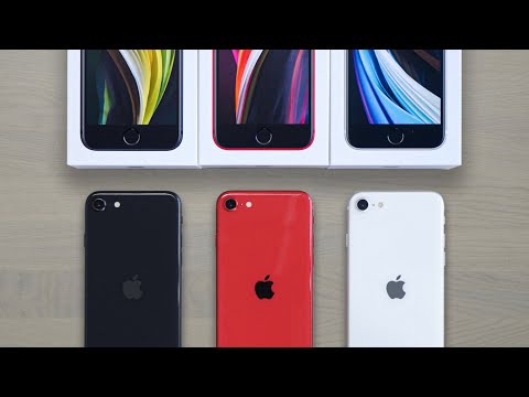 iPhone SE (2020) vs iPhone 8 vs iPhone SE (2016) — распаковка