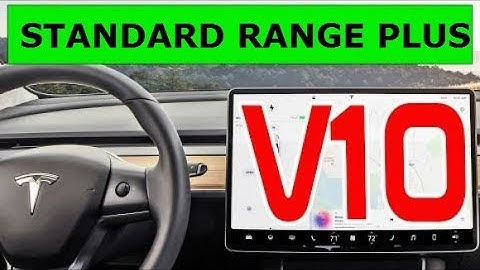Tesla Model 3 Standard Range Plus: Version 10 Software Update | Tesla V10