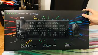 RAZER Power Up Bundle Unboxing - Gaming Set