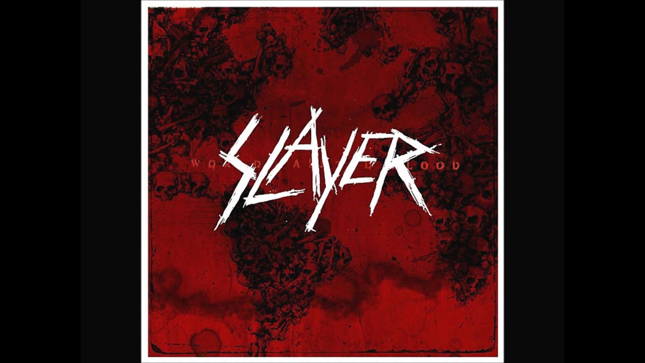 Slayer world painted blood cdrip 2017 cov cdbubanee