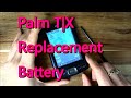 Replacing the battery on a palm tx