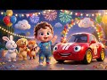 Zoom Zoom Race Car Song 🚗 | Learn 123 for Kids | Fun Baby Car Rhyme