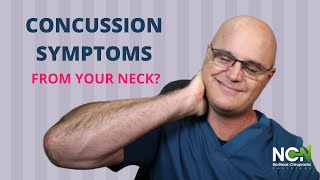 Are your concussion symptoms coming from your neck?