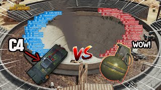 The strongest confrontation! C4 VS Grenade!!