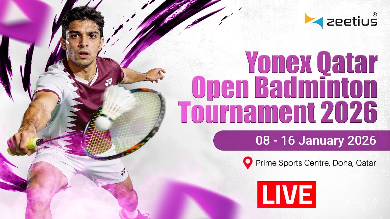 Day 8 - Finals - Court 4 - YONEX QATAR OPEN BADMINTON TOURNAMENT 2026