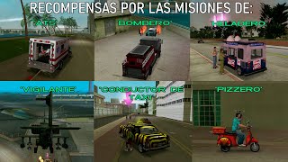 GTA Vice City-Recompensas de la Misión Paramédico, Bombero, Heladero, Vigilante, Taxista, y Pizzero screenshot 5