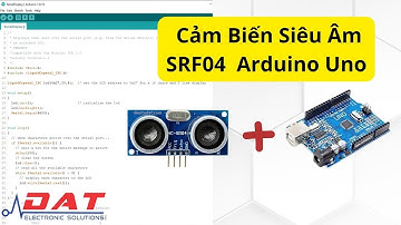 Đo Khoảng Cách Với Cảm Biến Siêu Âm SRF04|VDO00011| Điện tử DAT