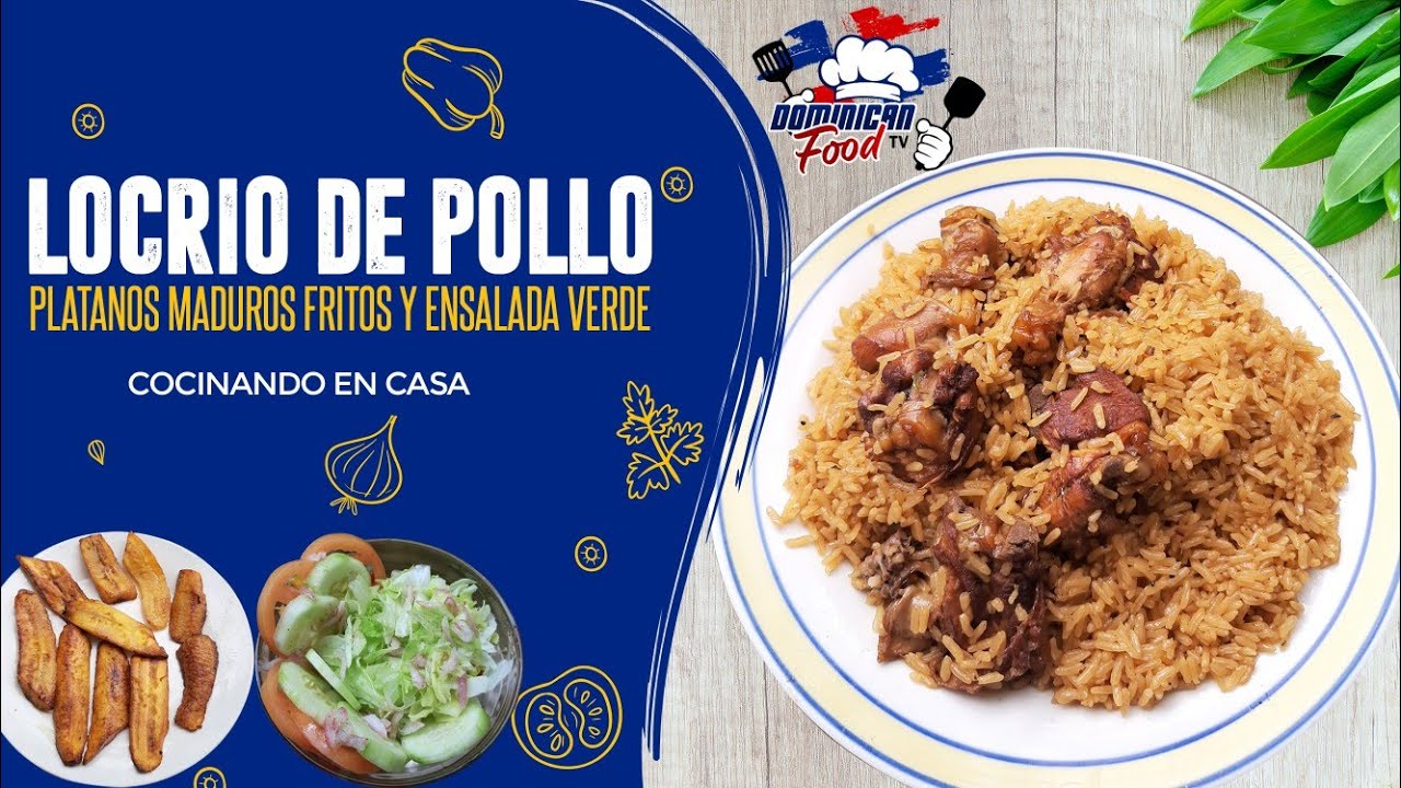 RECETA: Locrio de Pollo I Cocinando en Casa 😋🏠🇩🇴