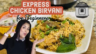 Instant Pot EXPRESS CHICKEN BIRYANI For Beginners EASIEST BIRYANI EVER DELICIOUS AND TASTY RECIPE screenshot 3