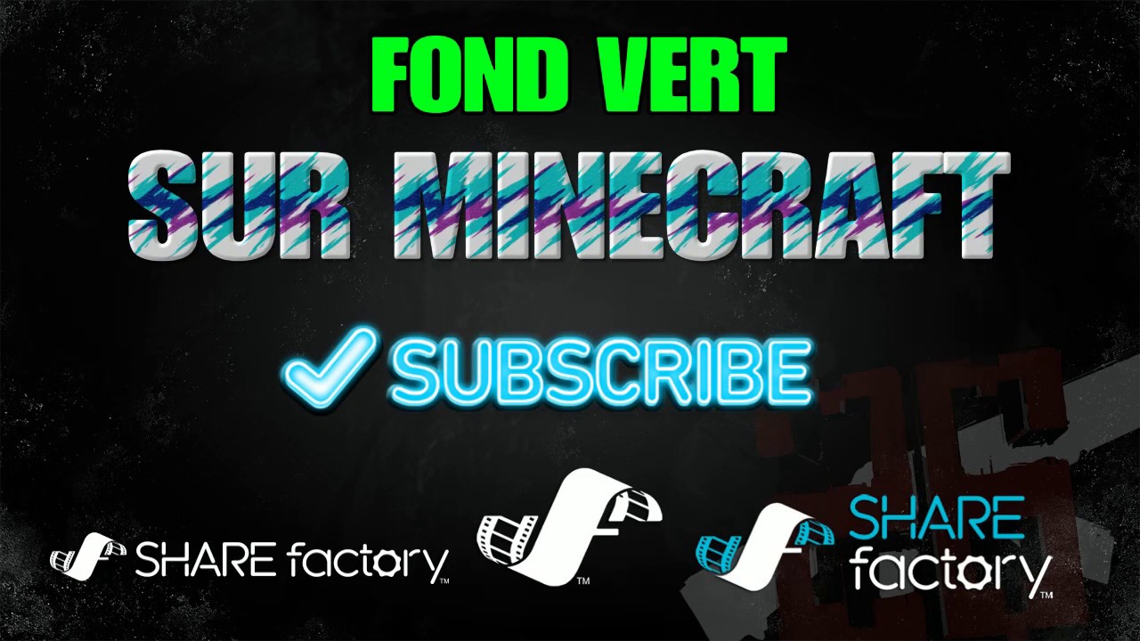 COMMENT FAIRE UN FOND VERT DANS MINECRAFT PS4 ?!?! - YouTube