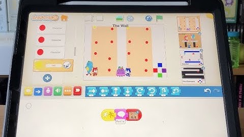 ScratchJr Gladiators TV Show game made on the iPad