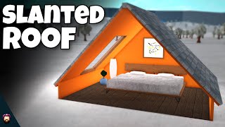 How I Make Slanted Roofs In Bloxburg With Transform Plus