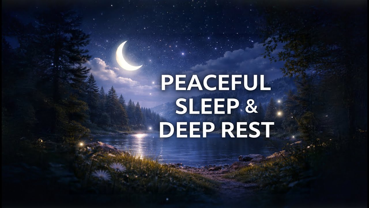 Night Affirmations for Peaceful Sleep & Deep Rest | Let Go & Sleep Deeply | AffirmGlow