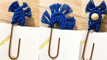 BOOKMARK | DIY | EASY PRESENT | MACRAME