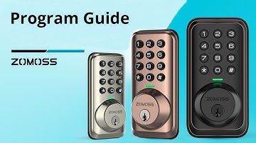 How to Program--Zomoss Door Lock with Keypad ZS01