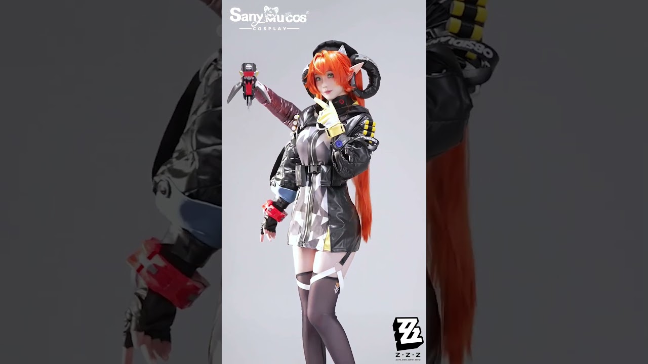 🖤🧡 Zenless Zone Zero Cosplay Orphie Cosplay Costume Premium Edition showcase  🧡🖤