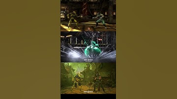 MK9 vs MKX vs MK1 - Cyrax X-Rays & Fatal Blow Comparison #shorts