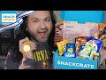 SNACK CRATE JANUARY 2021 / SNACK CRATE ISRAEL BOX / SNACK FOOD MUKBANG / TRYING NEW SNACK FOODS