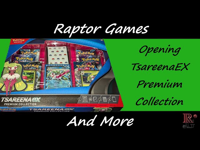 pokemon trading card games tsareena ex premium collection Amazon.com: Pokemon TCG Tsareena Ex Premium Collection main image 1