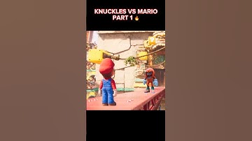 #mario vs #knuckles 🔥 #supermariobros #sonicthehedgehog