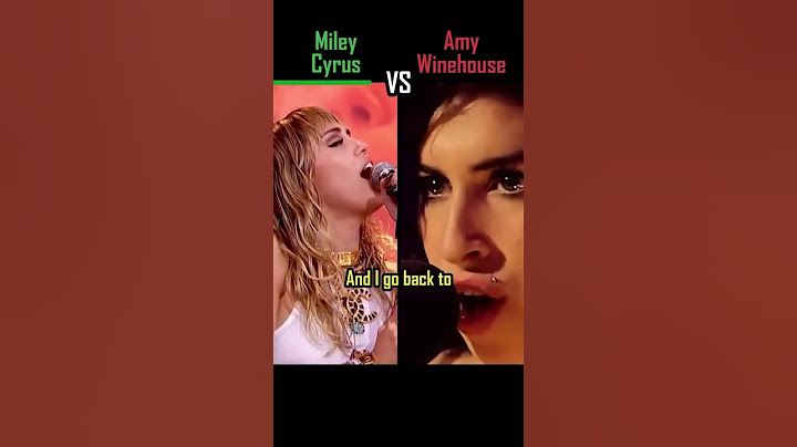 MILEY CYRUS vs AMY WINEHOUSE - Back to Black - #shorts #versus #music