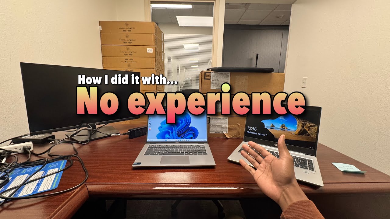 How I landed a job in tech with NO EXPERIENCE - YouTube