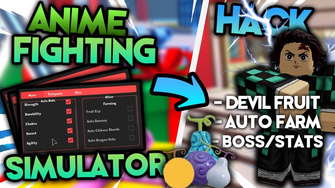 [DEVIL FRUIT HACK] Anime Fighting Simulator Script GUI: GET DEVIL FRUIT ...