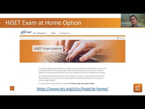 HiSET Program Overview for Michigan Educators and Test Center Staff