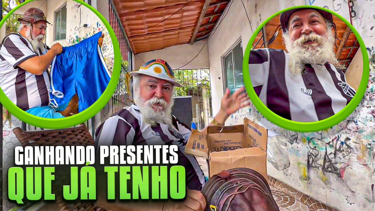 MANETIKIN SE EMOCIONOU COM OS PRESENTES QUE DEU AO VOVO | RECEBIDOS DO LUIZ DO SOM 