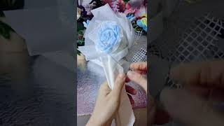 How to make tissue paper rose flower | DIY tissue paper rose flower tutorial | toilet paper rose diy