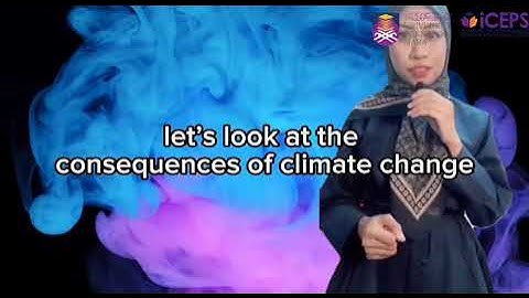 ELC 590- INFORMATIVE SPEECH : CLIMATE CHANGE