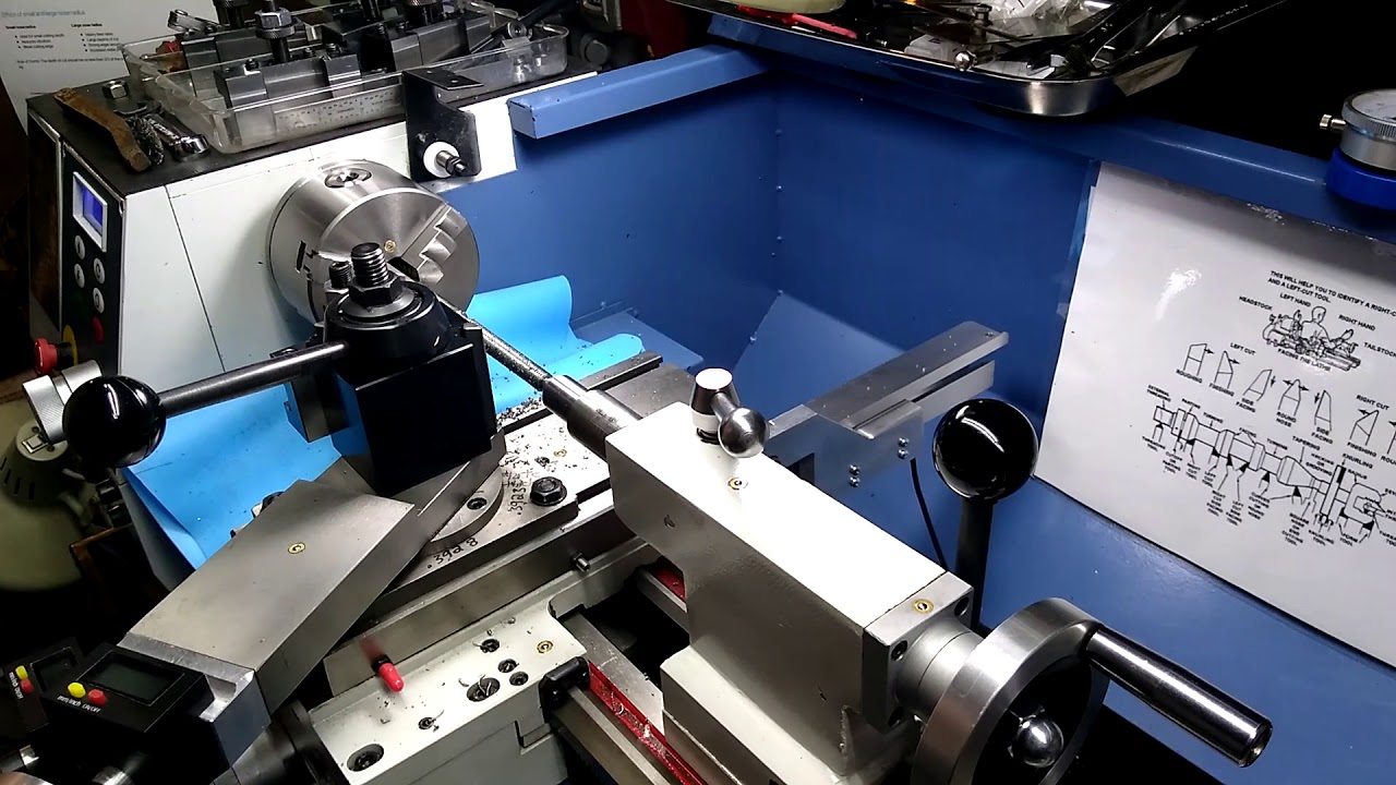 Video #2 Threading 3/8-16 on Sieg SC-4 lathe