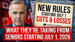 ⚠️ NEW CRACKDOWN ON CANADIAN SENIORS STARTING JULY 1 — What They're Taking &amp; What You Could Lose