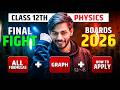 Class 12 Physics All Formulas & Graphs🔥 Full Board Exam Marathon | CBSE 2026 Revision