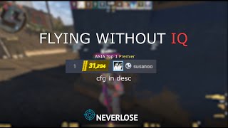 #CS2 TOP1 in Premier HVH with Neverlose.cc | Just flying with god cfg (in desc)