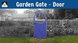 MMM 215 - A garden gate is a whimsical way to establish that feeling of entering a magical space. In this video we build the door 