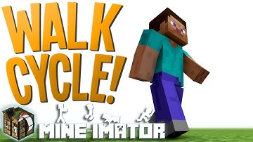Easy Walk Cycle! | Mine-imator Tutorial