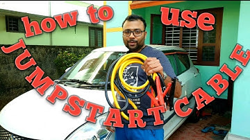 How to connect jump starter cable