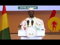 AN 68 🇬🇳 : ADRESSE À LA NATION DU CHEF DE L'ÉTAT  S.E MAMADI DOUMBOUYA