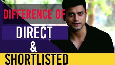 Difference of Direct & shortlisted auditions | Information video | whatsapp on 9971402080