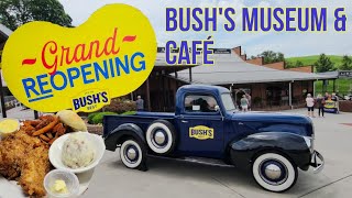 ALL NEW! Bush's Best Visitor Center Grand Reopening Tour Cafe Review What The Beans Are All About