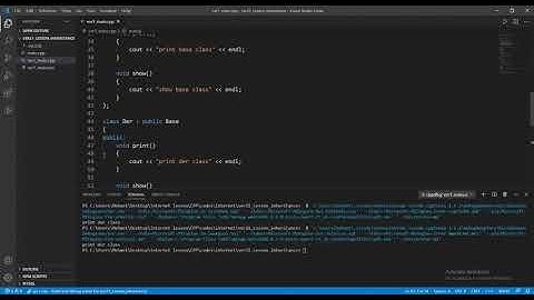Nesneye Yönelik Programlama - CPP/C++ - Ders 148  - C++ - Inheritance/PolyMorphism - Part 6