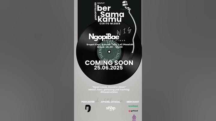 SOFT OPENING PODCAST NGOPI BAE WIS