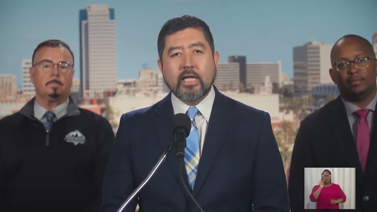 We are live with mayor rex richardson directors of long beach public