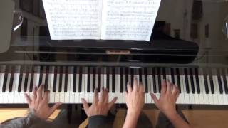 Khachaturian - Waltz from the Masquerade - Piano 4 hands - Ramzi Hakim, Franca Moschini