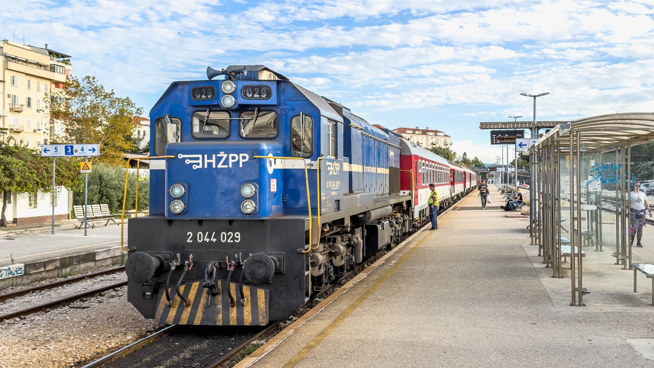 Bergfahrt im EN 1152 von Kaštel Stari bis Labin Dalmatinski  [4K HDR]