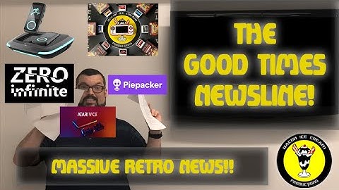 Intellivision Amico, Evercade, Piepacker, Atari VCS, and more!! Good Times Newsline Ep. 4 05/07/2021