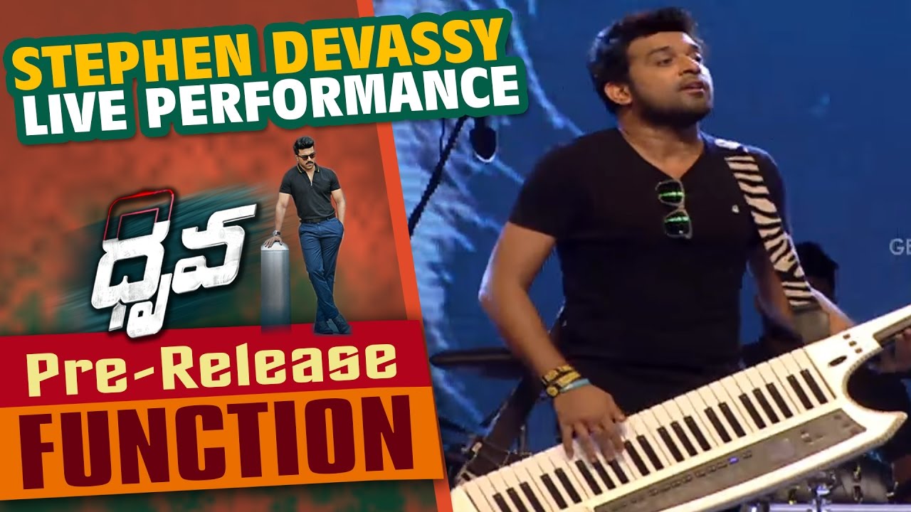 Stephen Devassy Live Performance At Dhruva Pre Release Function || Ram Charan, Rakul Preet